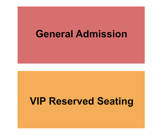 Sony Hall GA/VIP Reserved Seating Chart